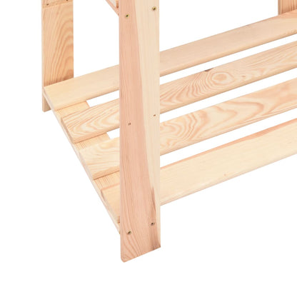 Scaffali a 3 Livelli 3 pz 80x38x90 cm Massello Pino 150 kg - homemem39