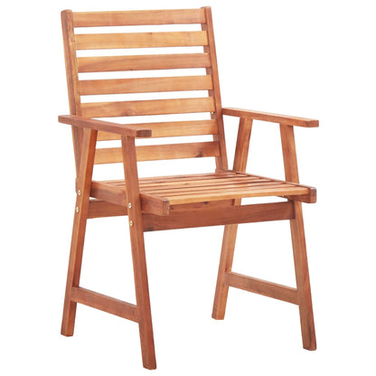 Sedie da Pranzo da Esterni 6 pz in Legno Massello di Acacia | homemem39