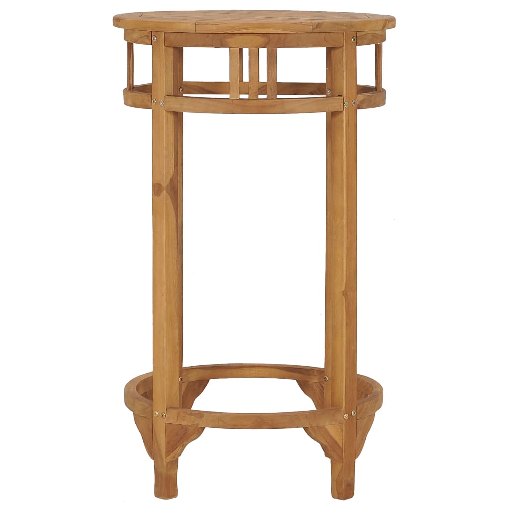 Tavolino da Bar Ø 60 cm in Legno Massello di Teak | homemem39