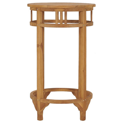 Tavolino da Bar Ø 60 cm in Legno Massello di Teak | homemem39