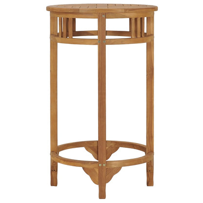 Tavolino da Bar Ø 60 cm in Legno Massello di Teak | homemem39