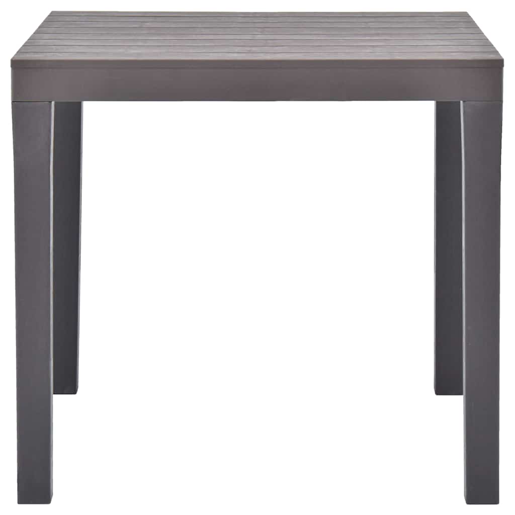 Tavolo da Giardino Mocca 78x78x72 cm in Plastica | homemem39