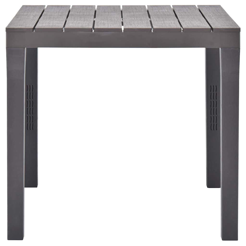 Tavolo da Giardino Mocca 78x78x72 cm in Plastica | homemem39