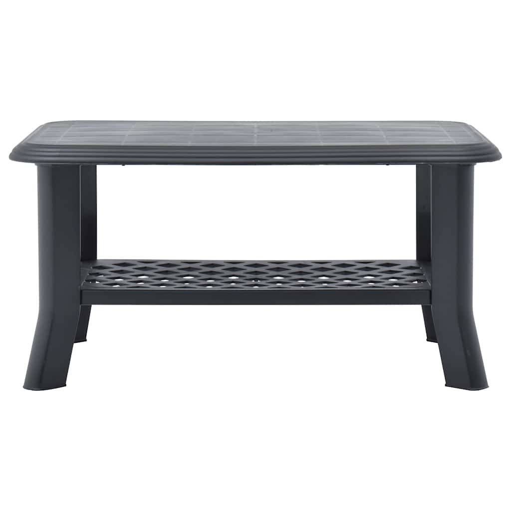 Tavolino da Salotto Antracite 90x60x46 cm in Plastica | homemem39