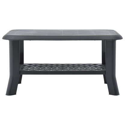 Tavolino da Salotto Antracite 90x60x46 cm in Plastica | homemem39