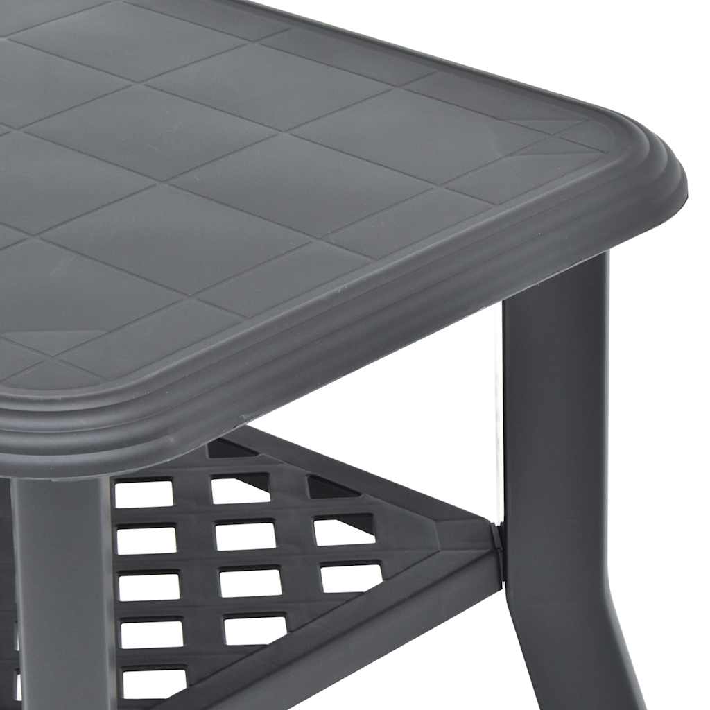 Tavolino da Salotto Antracite 90x60x46 cm in Plastica | homemem39