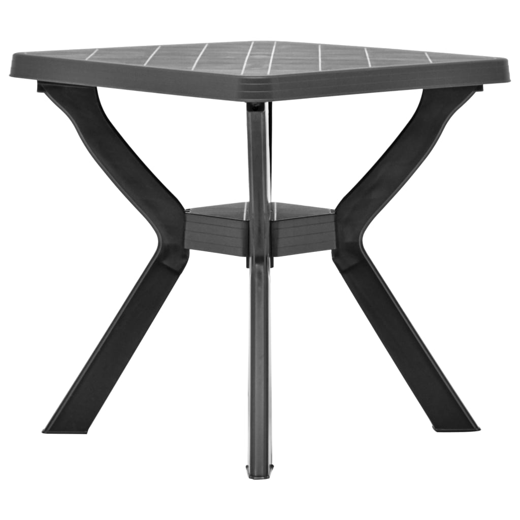Tavolo da Bistrot Antracite 70x70x72 cm in Plastica | homemem39