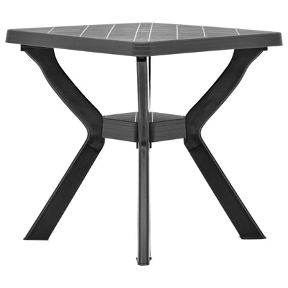 Tavolo da Bistrot Antracite 70x70x72 cm in Plastica - homemem39