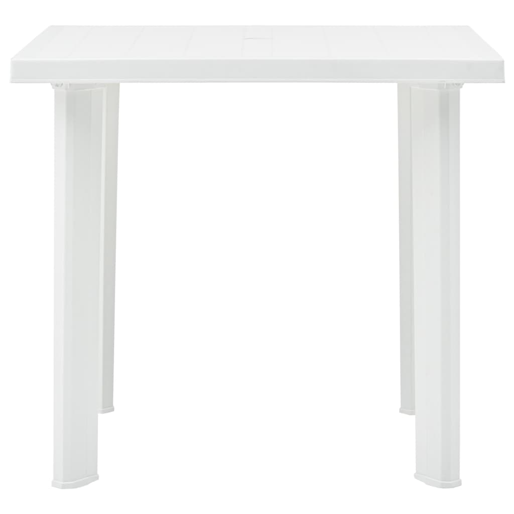 Tavolo da Giardino Bianco 78x75x72 cm in Plastica - homemem39