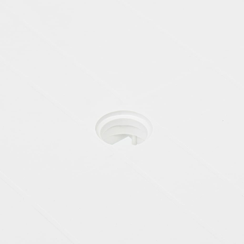 Tavolo da Giardino Bianco 78x75x72 cm in Plastica - homemem39