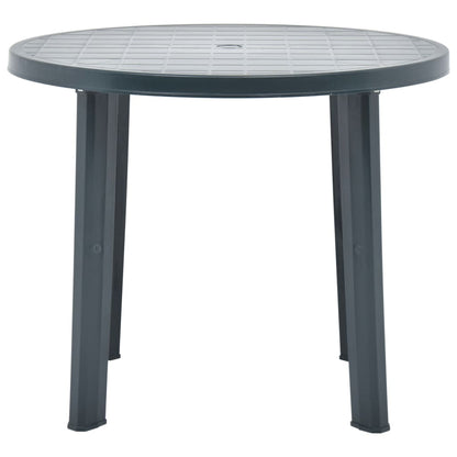 Green Garden Table 89 cm in Plastic