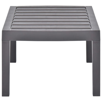 Tavolo da Giardino Moca 78x55x38 cm in Plastica - homemem39