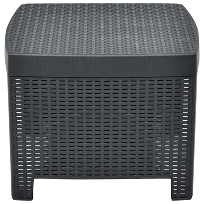 Set Salotto da Giardino 3 pz in Plastica