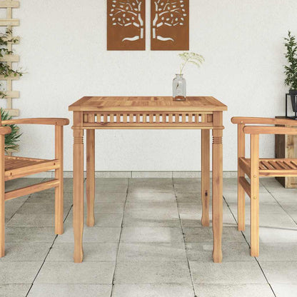 Tavolo da Pranzo per Giardino 80x80x80 cm in Massello di Teak
