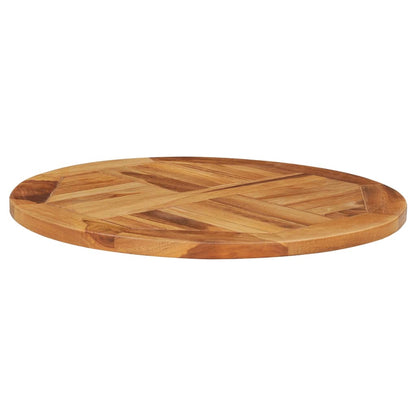 Vassoio Girevole da Tavola in Legno Massello di Teak - homemem39