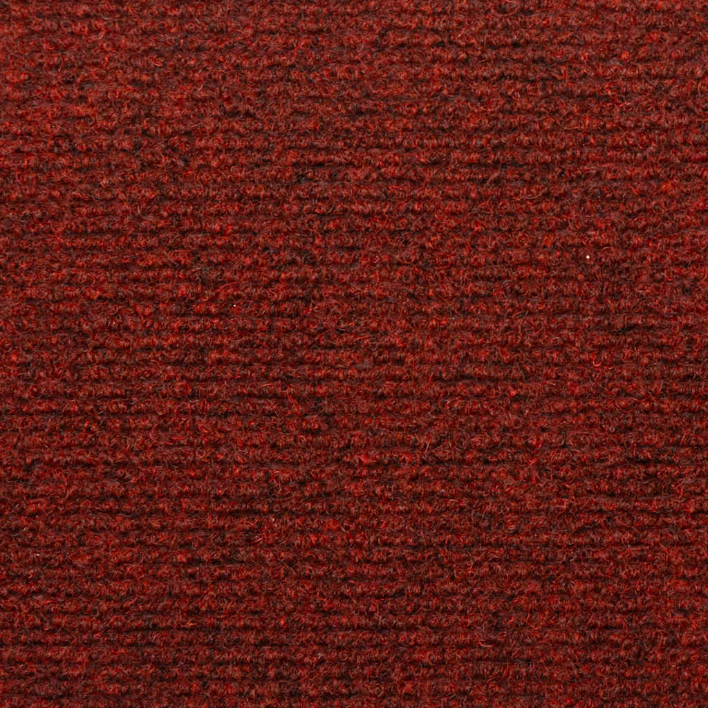 Tappetini per scale autoadesivi 15 pz 65x21x4 cm Bordeaux Rosso Bordo rettangolare - homemem39