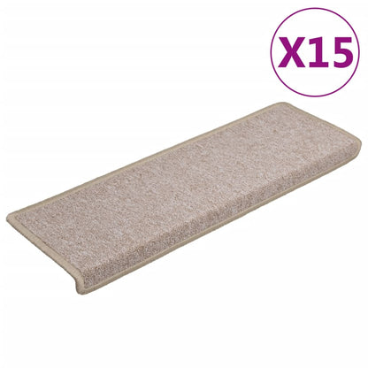 Tappetini per scale 15 pz 65x21x4 cm Talpa Bordo rettangolare | homemem39