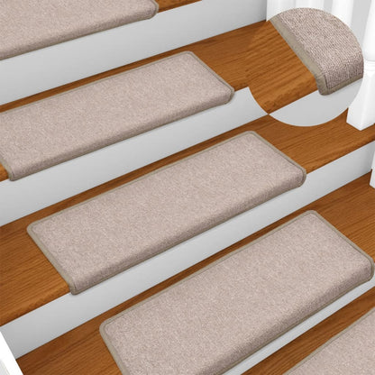 Tappetini per scale 15 pz 65x21x4 cm Talpa Bordo rettangolare | homemem39