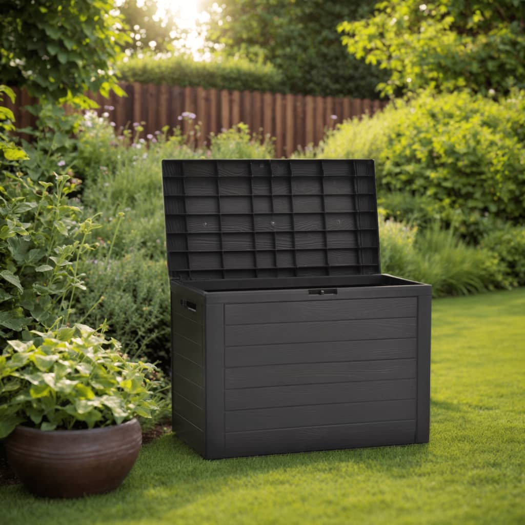 Anthracite Garden Trunk 78x44x55 cm