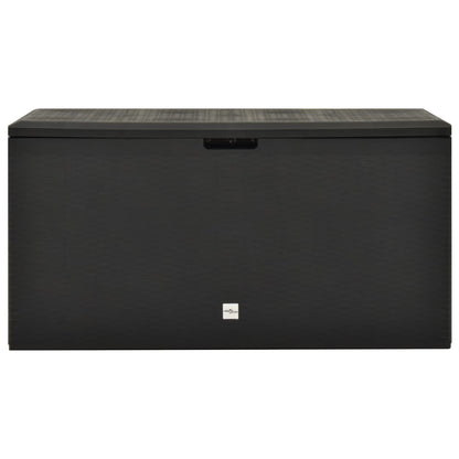 Baule da Giardino Antracite 114x47x60 cm - homemem39