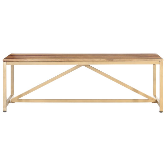 Tavolino da Salotto 120x60x40cm in Legno Massello