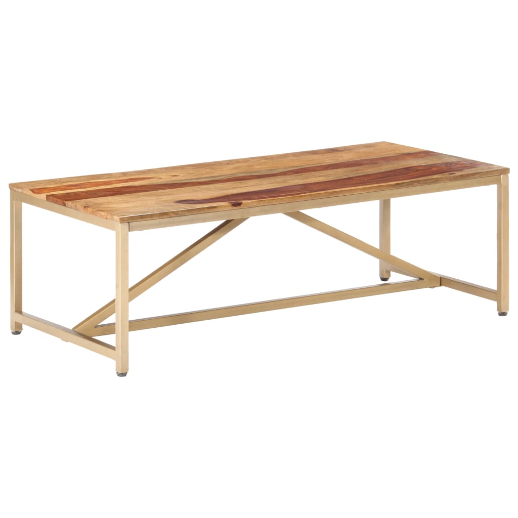 Tavolino da Salotto 120x60x40cm in Legno Massello | homemem39