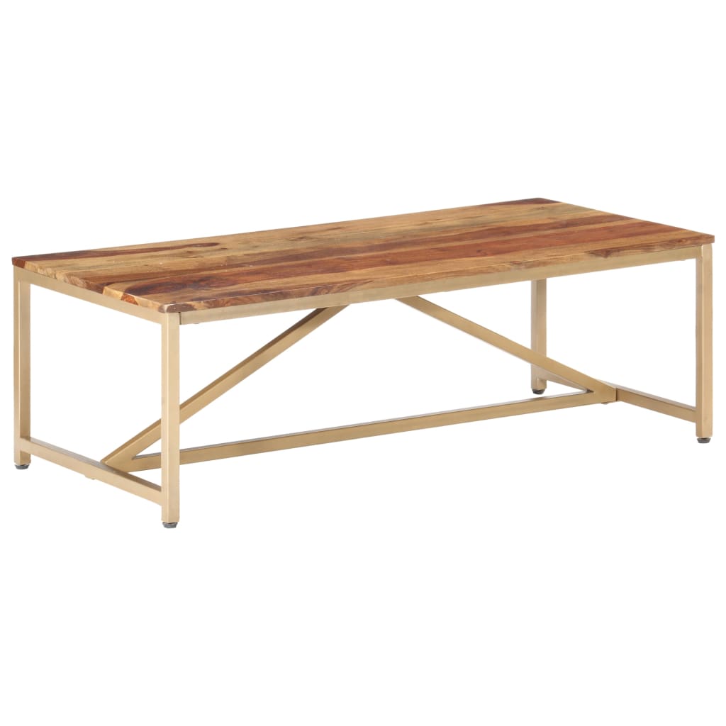 Tavolino da Salotto 120x60x40cm in Legno Massello | homemem39