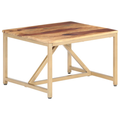 Tavolino Laterale 60x60x40 cm in Legno Massello - homemem39