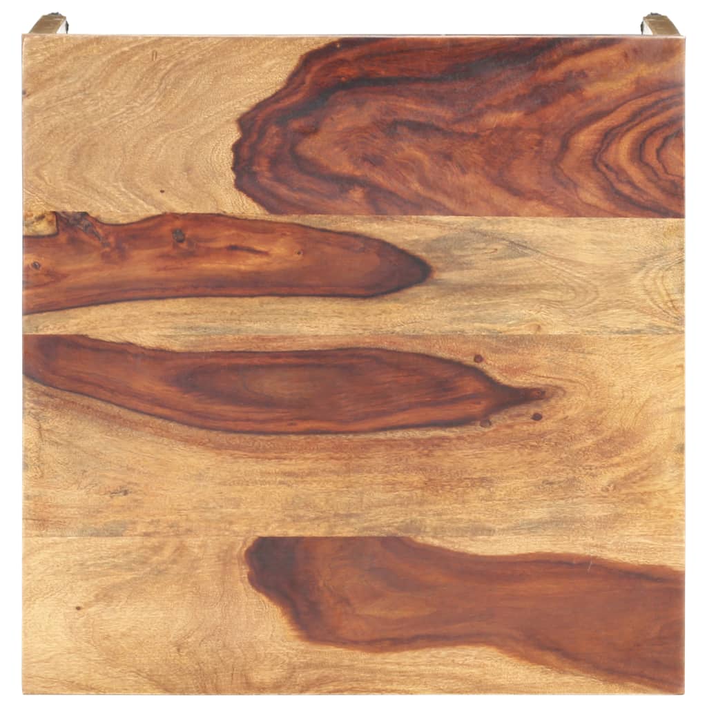 Tavolino Laterale 60x60x40 cm in Legno Massello - homemem39