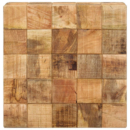 Tavolini da Salotto 2 pz a Blocchi Legno di Mango Grezzo | homemem39
