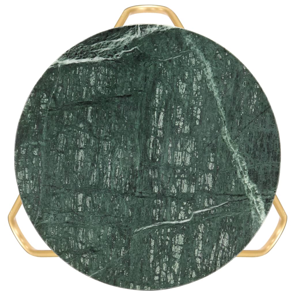 Tavolino da Salotto Verde 40x40x40 cm Pietra Vera Testura Marmo | homemem39