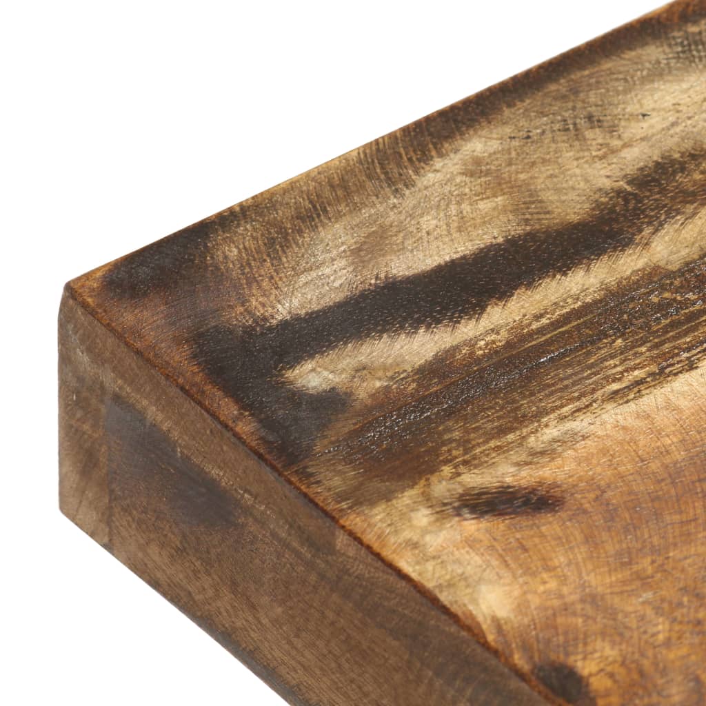 Panca 110 cm in Legno Massello di Recupero e Acciaio | homemem39