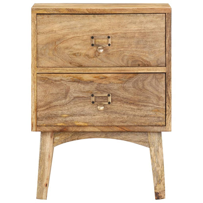 Comodino 40x35x55 cm in Legno Massello di Mango | homemem39