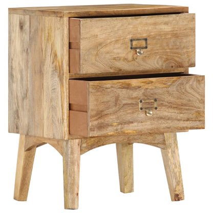 Comodino 40x35x55 cm in Legno Massello di Mango | homemem39