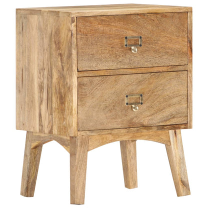 Comodino 40x35x55 cm in Legno Massello di Mango | homemem39