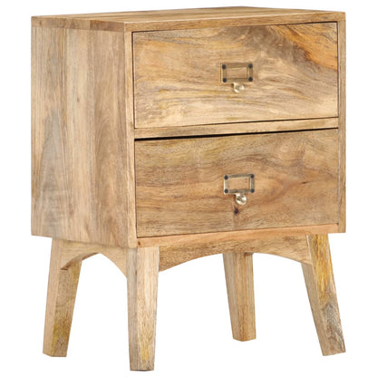 Comodino 40x35x55 cm in Legno Massello di Mango | homemem39