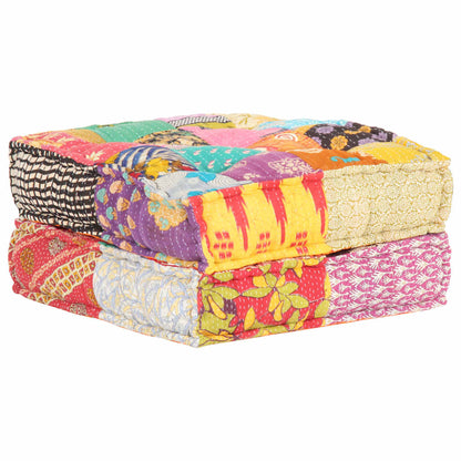 Pouf 60x70x36 cm in Tessuto Patchwork | homemem39