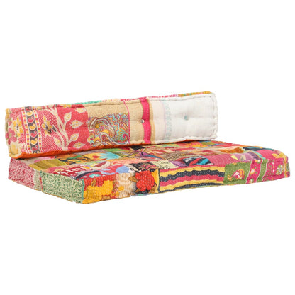 Cuscino per Divani Pallet Multicolore in Tessuto Patchwork