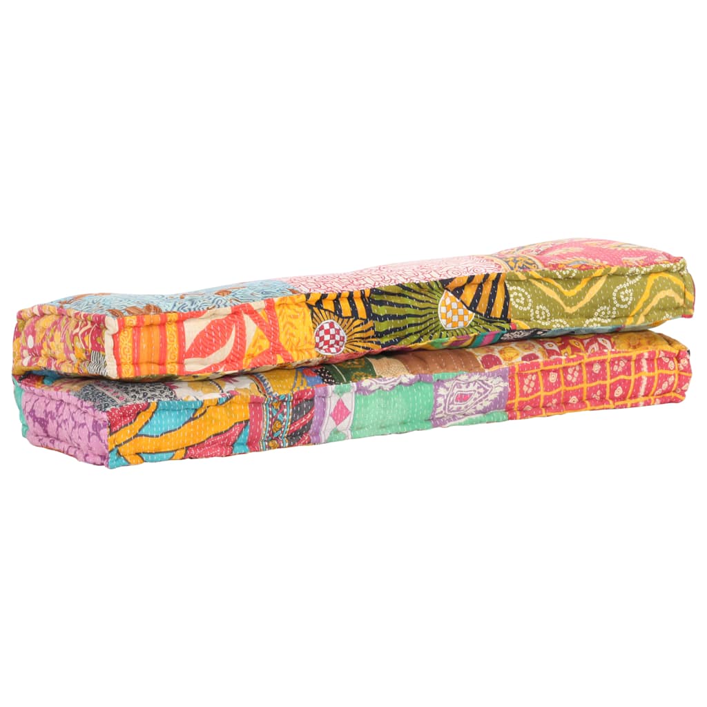 Cuscino per Divani Pallet Multicolore in Tessuto Patchwork | homemem39