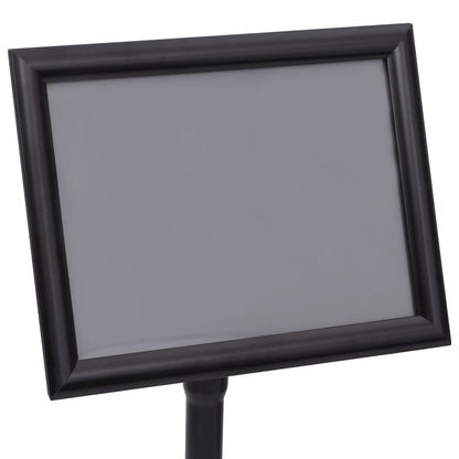 Piedistallo per Poster A4 Nero in Lega di Alluminio - homemem39