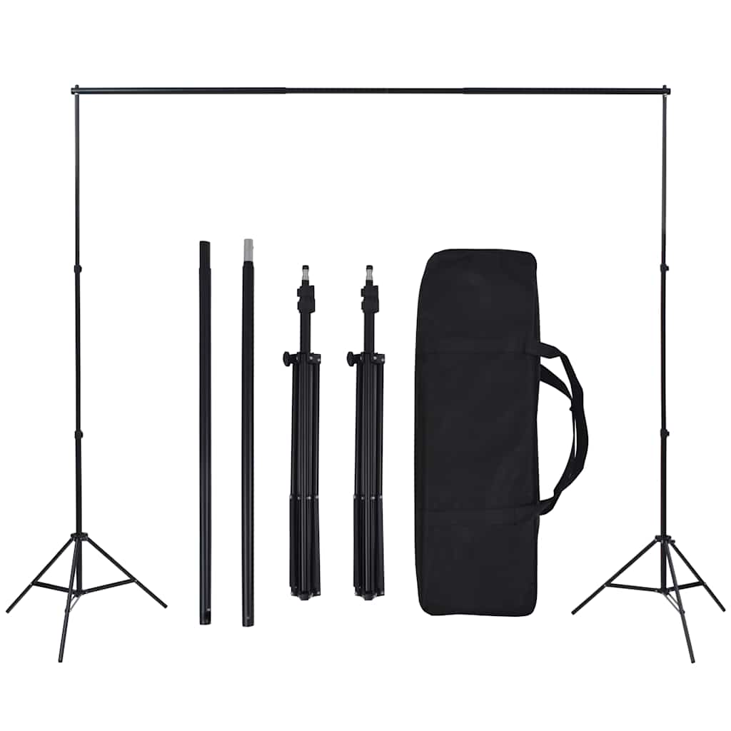 Set Studio Fotografico con Sfondi e Luci Softbox - homemem39
