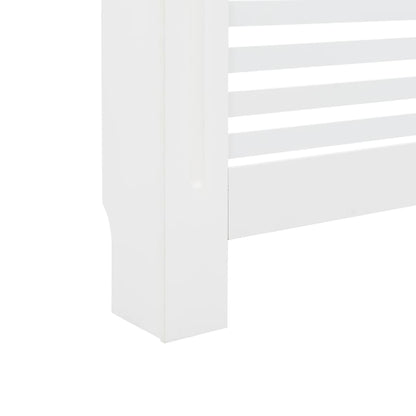 Coperture per Radiatori 2 pz Bianche 112x19x81,5 cm in MDF - homemem39
