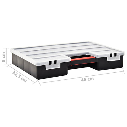 Scatole Assortimento 2 pz con Divisori 460x325x80mm in Plastica | homemem39