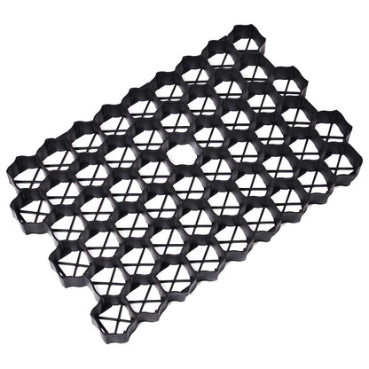 Griglie per l'Erba 16 pz Nere 60x40x3 cm in Plastica | homemem39