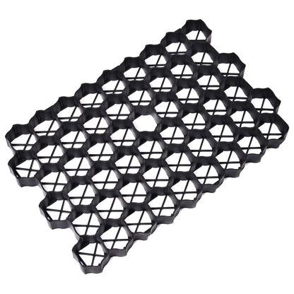 Griglie per l'Erba 16 pz Nere 60x40x3 cm in Plastica - homemem39