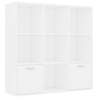 Libreria Bianca 98x30x98 cm in Legno Multistrato