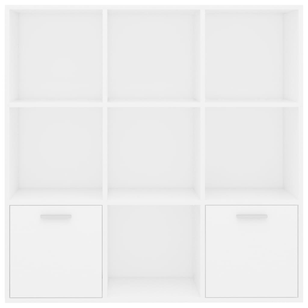 Libreria Bianca 98x30x98 cm in Legno Multistrato