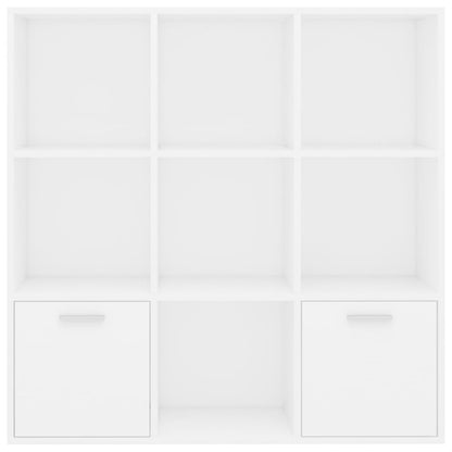 Libreria Bianca 98x30x98 cm in Legno Multistrato