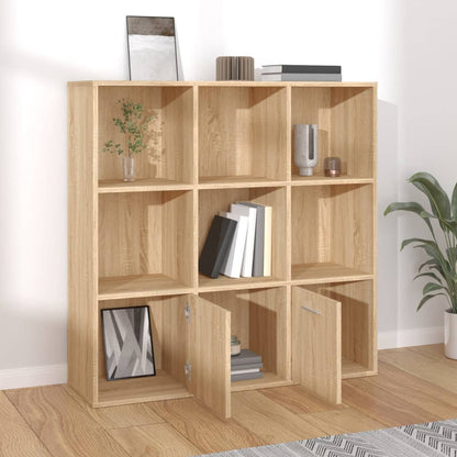 Libreria Rovere Sonoma 98x30x98 cm in Legno Multistrato | homemem39