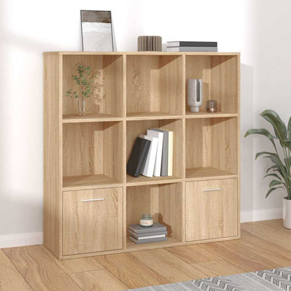 Libreria Rovere Sonoma 98x30x98 cm in Legno Multistrato